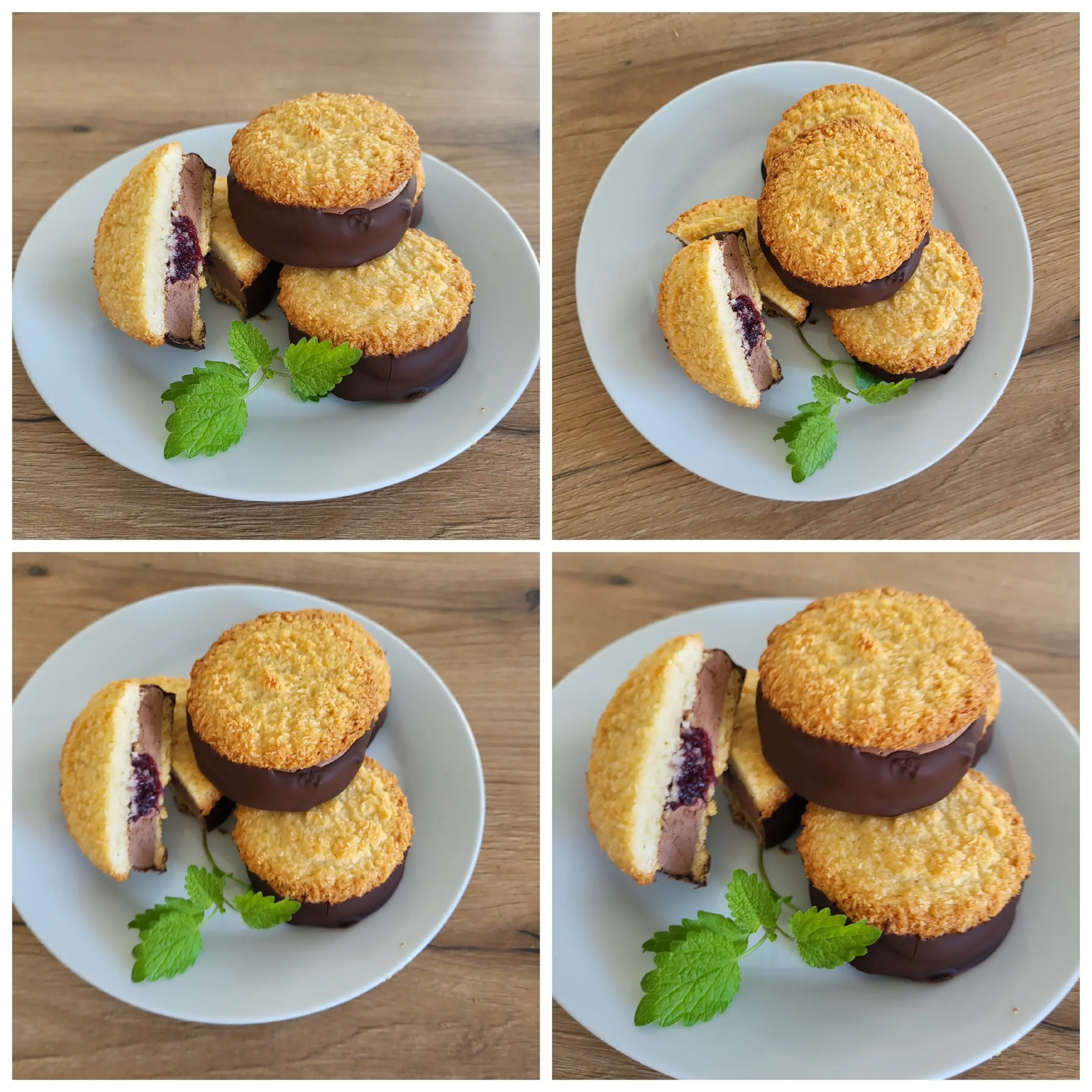 kokoska kremrole s čokoládovým mascarpone, kremrole s mascarpone