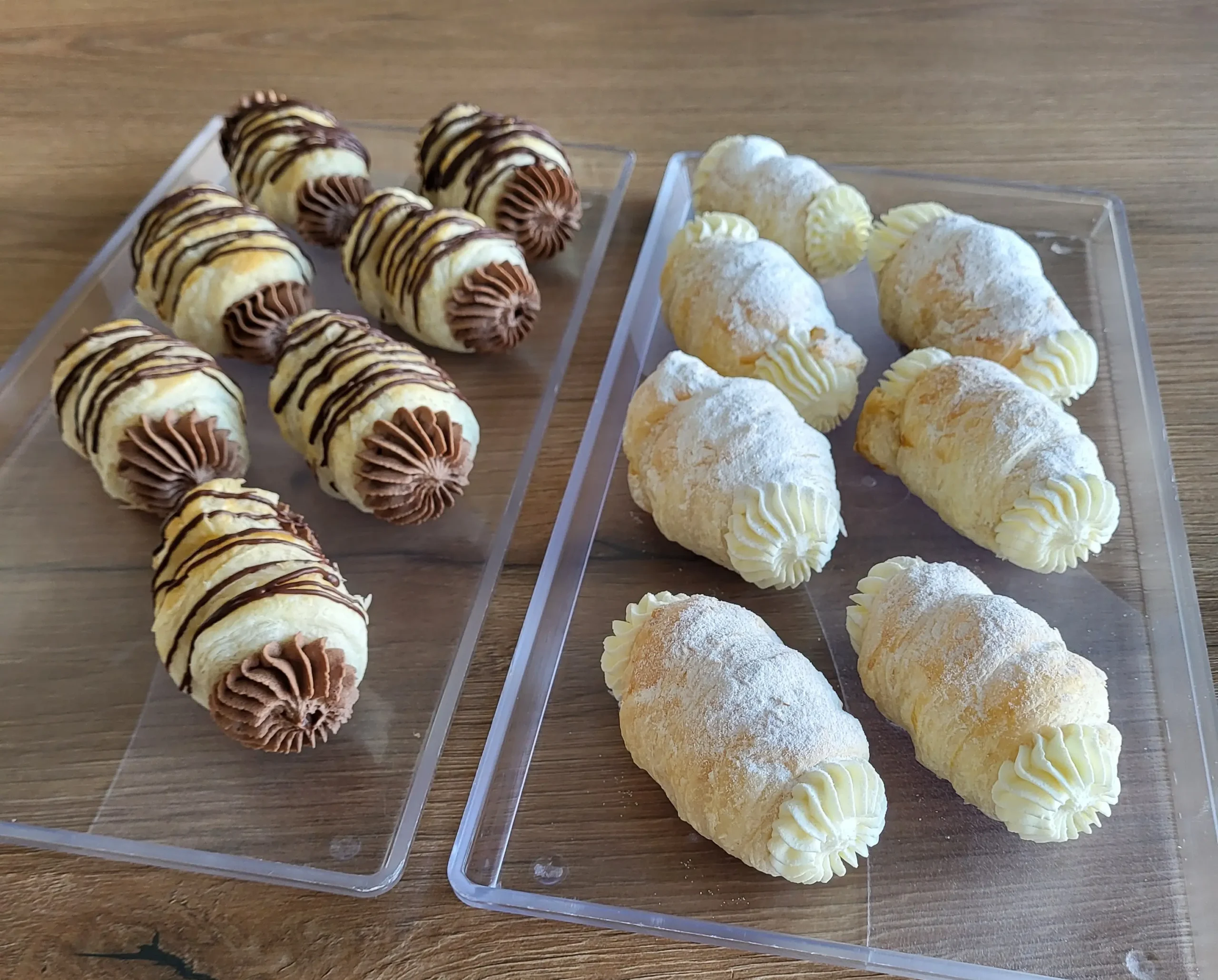 mini špička kremrole s čokoládovým mascarpone, kremrole s mascarpone